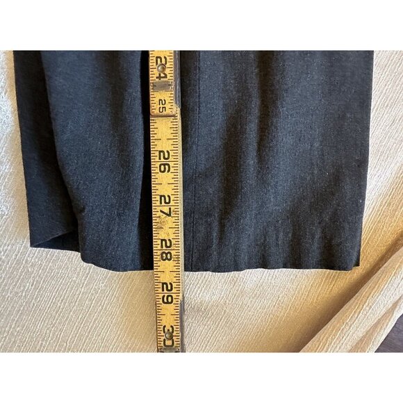 Ann Taylor All-Season Dark Gray Dress Slacks Pants Sz 8 Wide Leg - Picture 6 of 9